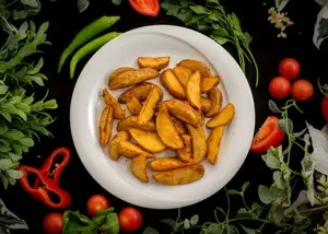Baked Potatoes with Garlic